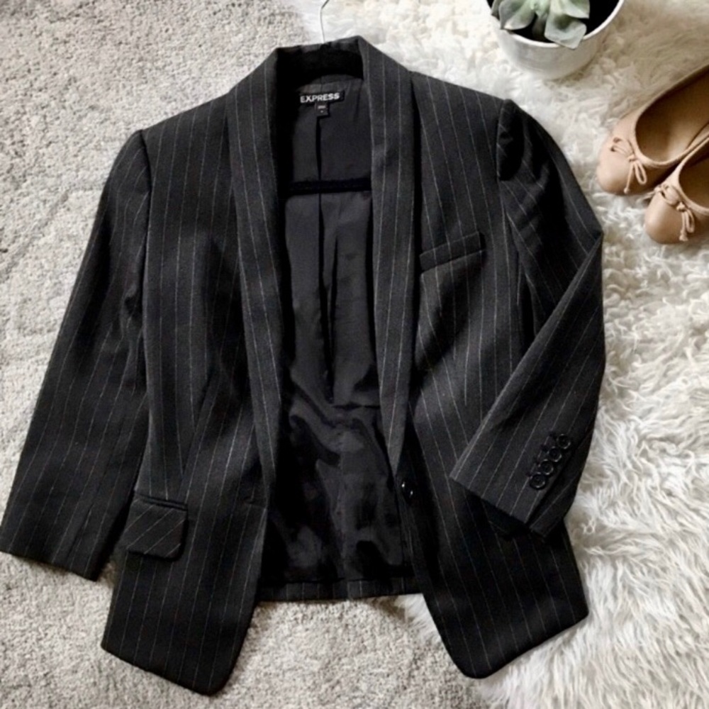 Express | Pinstripe Blazer